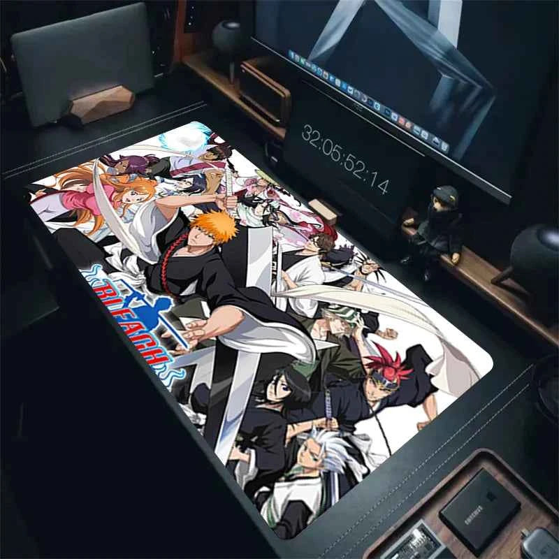 XXL Anime BLEACH Large Mouse Pad Gamer Cabinet Pc Keyboard коврик для мыши Computer Desk Mat 90x40CM Gaming Accessories Mousepad