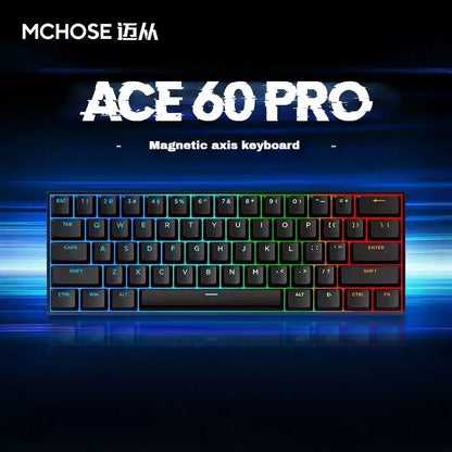 Vgn&Machose Ace 60 Pro Series Electronic Sports Mechanical Keyboard Magnetic Axis Fps Pc Game Customization Rt Accuracy 0.005mm