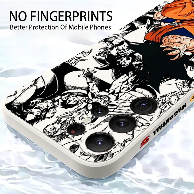 Anime easy Rope support  case For Samsung Galaxy S24 S23 S22 S21 S20 FE S10 Ultra Plus Lite 5G Soft Phone Case