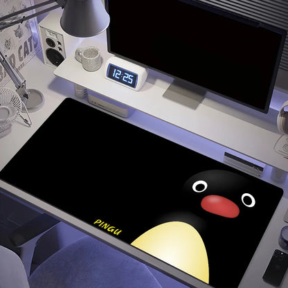 Mousepads Penguin Pingu Mat Non-slip Lockedge Office Student Gaming Thickened Large Writing Pad Cushion Mouse Pad