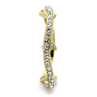 IP Gold(Ion Plating) Stainless Steel Ring with Top Grade