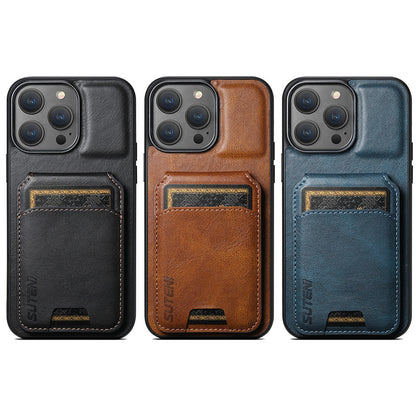 Iphone Leather Business Card Phone Case