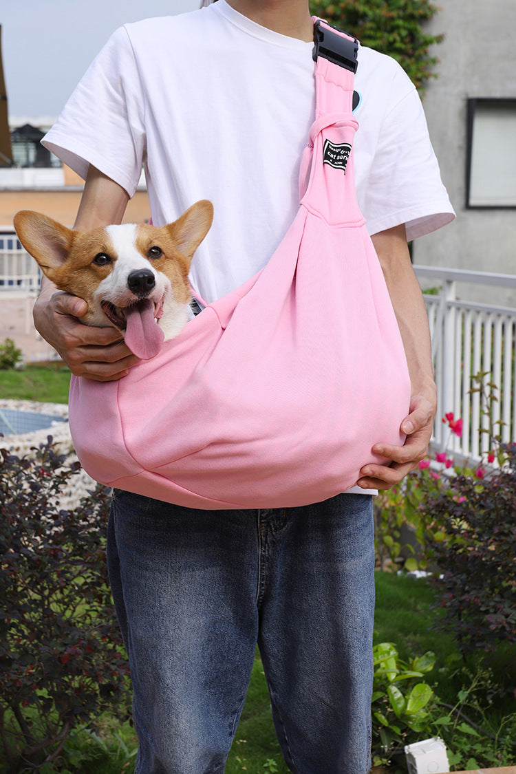 Nueva mochila plegable para perros, bolsa transpirable para salir y gatos