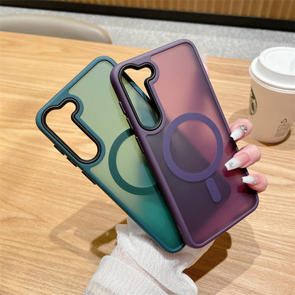 Acrylic Magnetic Soft Color Frosted Skin Feeling Phone Case