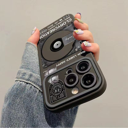 iphone 15 CD Record Large Window Drop-resistant Phone Case