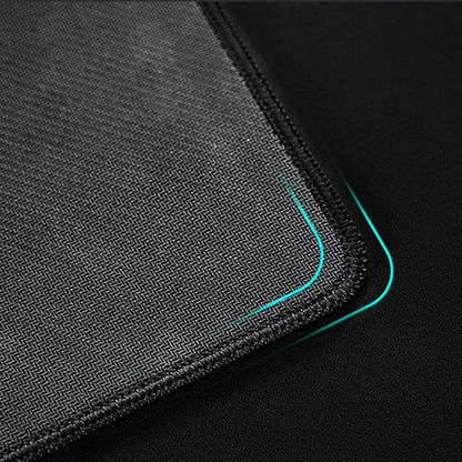 MRGLZY large gaming mouse pad with stitched edge and textured gray surface for precise mouse tracking