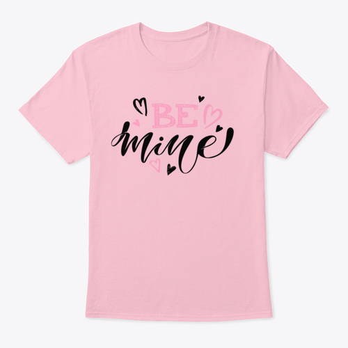 Be Mine  Love You Valentines Day Cute Hand Drawn Doodle t shirt Design