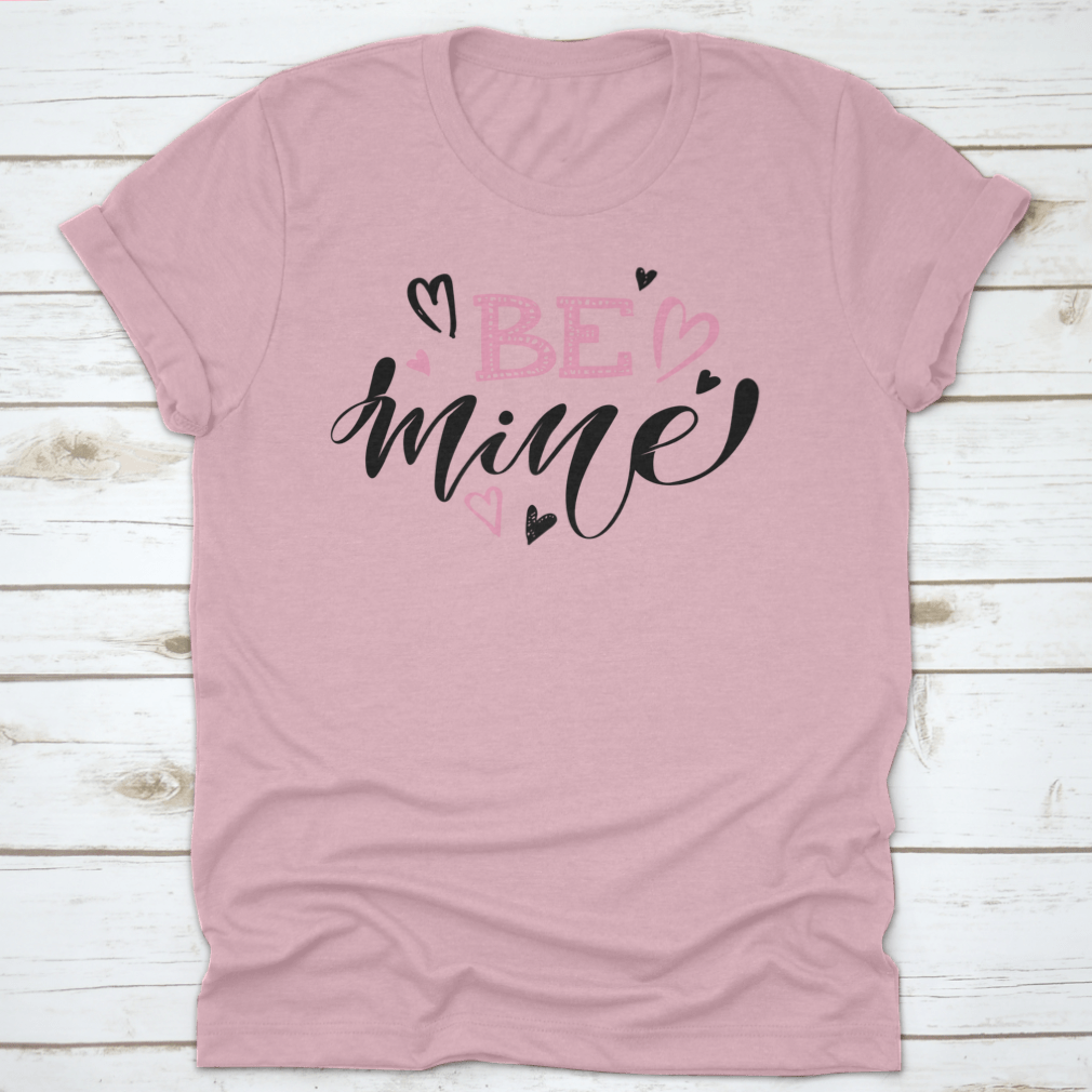 Be Mine  Love You Valentines Day Cute Hand Drawn Doodle t shirt Design