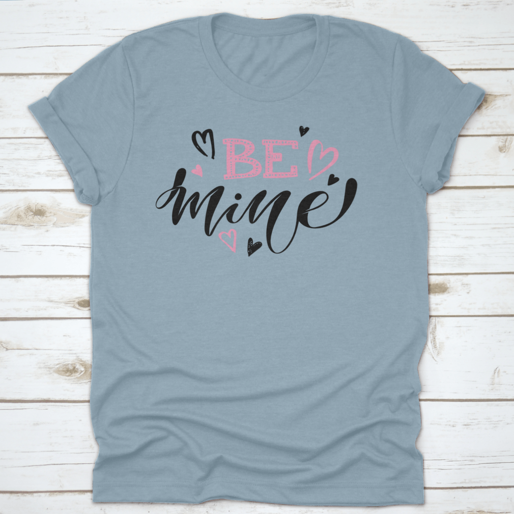 Be Mine  Love You Valentines Day Cute Hand Drawn Doodle t shirt Design