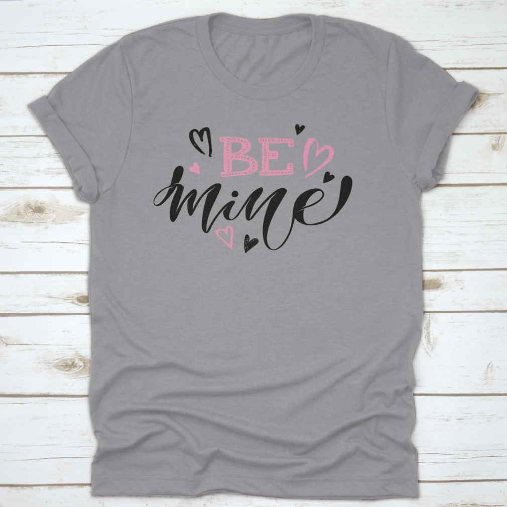 Be Mine  Love You Valentines Day Cute Hand Drawn Doodle t shirt Design