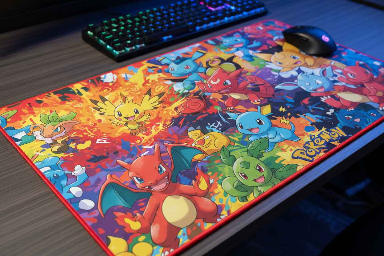pokemon design mouse pad picture