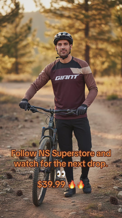 Off-road Endurance Downhill Jersey MTB Bicycle Shirt BMX Mountain Bike Sweatshirt Breathable Quick-Drying Shirt