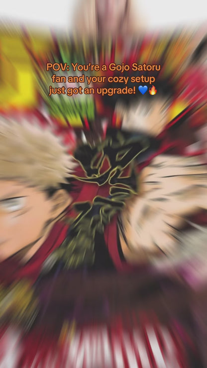 Gojo Satoru Animated Flannel Blankets