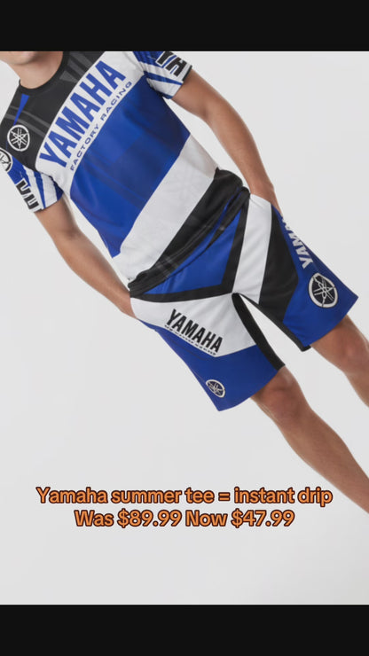 YAMAHA Summer Performance Motorcycle Riding T-Shirt Set