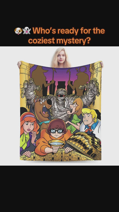 Scooby-Doo Design Plush Throw Blanket