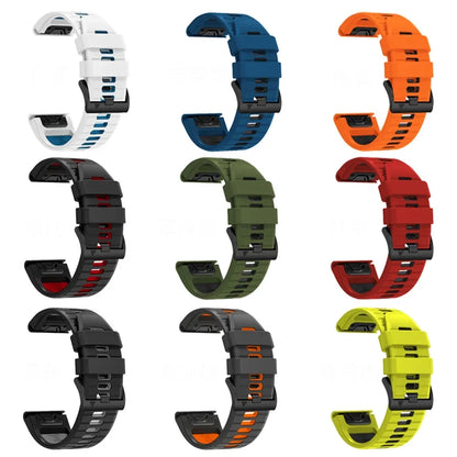 NS Superstore Garmin Instinct 2X replacement band set showing multiple color silicone bands for sports